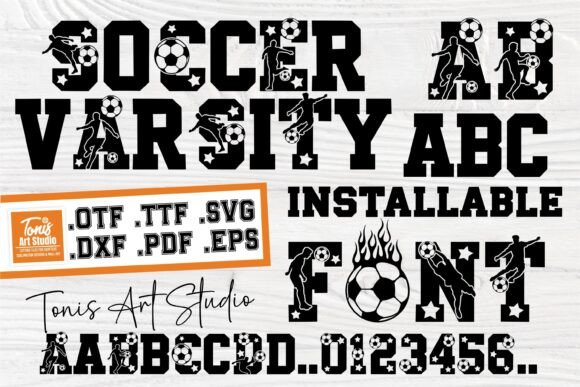 Ab Soccer Varsity: A Bold Display Font for Sporty Brand Identities