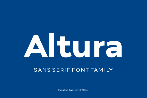 Altura: A Modern Display Typeface for Digital Clarity