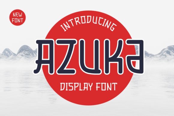 Azuka: A Samurai-Inspired Display Font for Editorial Calm