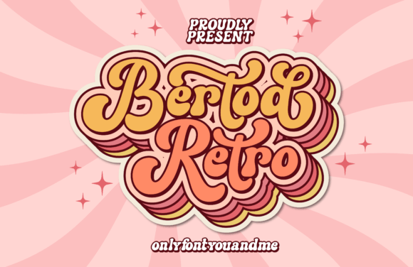 Bertod Retro: A Playful Display Font That Delivers Campaign Personality