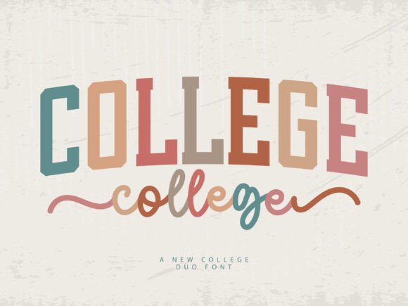 College Duo: A Sporty Serif Font That Elevates Real Business Branding