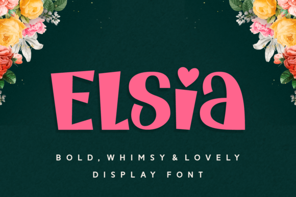 Elsia: A Display Font for Editorial Charm and Clarity