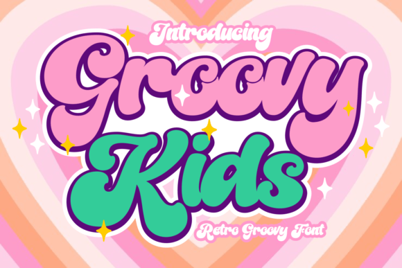 Groovy Kids: A Whimsical Display Font for Playful Digital Brands