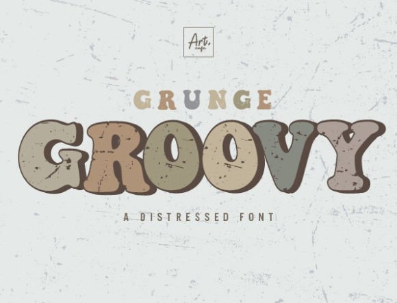 Grunge Groovy: A Display Font with Vintage Soul