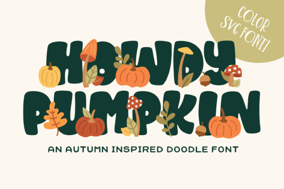 Howdy Pumpkin Font: Autumn Charm for Handmade Labels & Printables