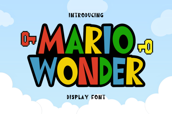 Mario Wonder: A Display Font That Makes Your Campaign Pop