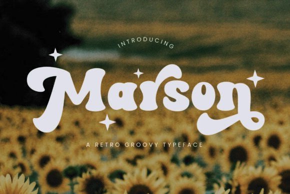 Marson: A Modern Retro Display Font for Editorial Design