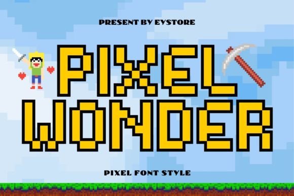 Pixel Wonder: A Display Font That Makes Your Brand Pop