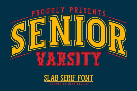 Senior Varsity: A Display Font That Commands Attention Online