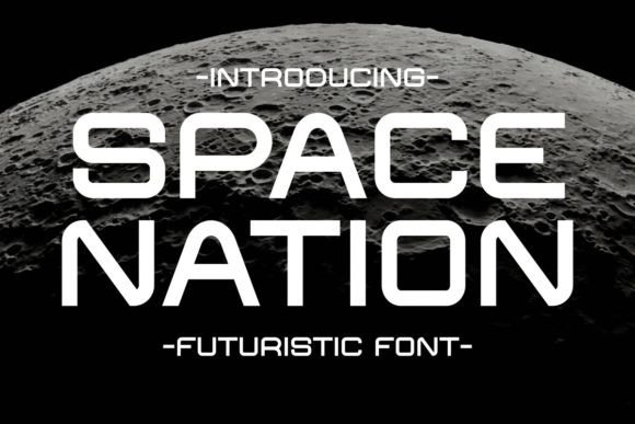 Space Nation: A Futuristic Display Font for Brand Clarity