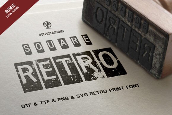 Square Retro: A Vintage Display Font That Actually Works
