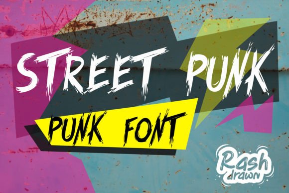 Street Punk Font: Bold Display Type for Crafters & Sellers