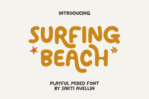 Surfing Beach: A Display Font with Gentle Editorial Warmth