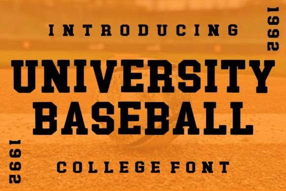University Baseball: A Bold Display Font for Scroll-Stopping Campaigns
