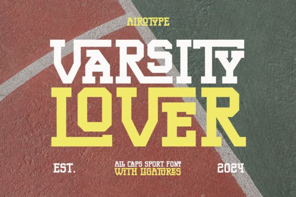 Varsity Lover: A Display Font That Anchors Editorial Mood