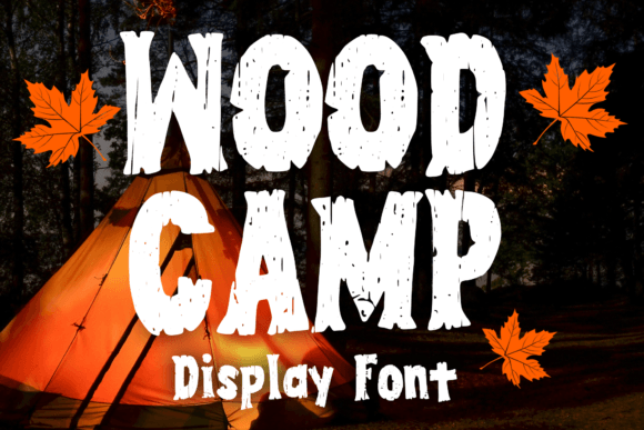 Wood Camp: A Rugged, Warm Display Font